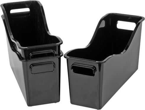 Really Good Stuff Easy Carry Book and Binder Holder, Set of 6, Black