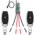 Mini Wireless Lights Switch kit,No Wiring Remote Switch Kit, No WiFi Needed,