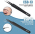 6 Pcs Precision Tweezers Set, Premium Non-Magnetic Stainless Steel for Electronics, Craft, Laboratory Work