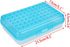 BTSKY 6 Pack Multipurpose Utility Box, Large Capacity Pencil Box with Lid for Organizing Pencils and Stationery (Blue)