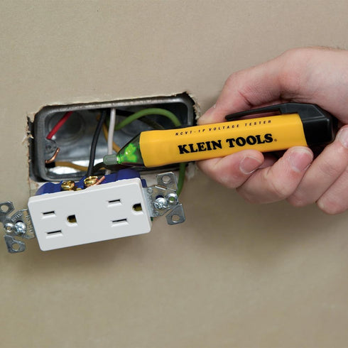 Klein Tools NCVT1P Voltage Tester Pen, Non-Contact Low Voltage Tester, 50V to 1000V AC with Alarms