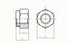 DMDZ HEYDAY 10Pcs M12 1.25mm 304 x Nylon Insert Hex Lock Nuts, Stainless Steel Locknuts,Silver Tone