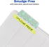Avery Margin Ultra Tabs, 2.5" x 1", Assorted Metallic Geometric Designs, 24 Repositionable Page Tabs