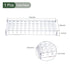 YOKIVE Tube Rack, Acrylic Test Tube Rack Holder | Great for 1.5ml, 2ml Lab Test Tube(Clear, 48-Sockets)