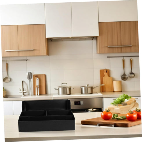 LIFKOME Countertop Multi Purpose Cup Shelf Organizer with Large Storage Compartment Efficient Storage for Milk Tea