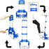 Pinikuyiro 165lbs Folding Hand Truck Aluminum Portable Folding Hand Cart Capacity Hand Cart and Dolly Ideal for Home