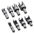8Pcs Wood Plug Cutter Carbon Steel Straight and Taper Claw Drill Bit Set Woodworking Hole Saw Cutting Tool 5/8" 1/2" 3/8" 1/4"