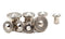 8 Pcs Wood Dowel Tenon Centers, Dowel Pin Set for Woodworking Craft Steel Tools