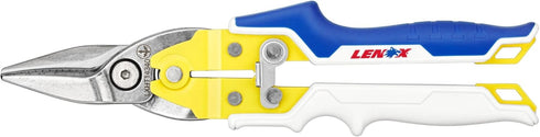 LENOX TOOLS Pliers, Straight Aviation Snips with Durable Grip (LXHT14340)