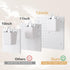 FZK Peg Board, 4 Pack Plastic Wall Organizer, White Pegboard, No Drilling Required, 24x24 inch for Craft Room