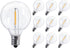 G40 Led Replacement Light Bulbs 1W Shatterproof Globe Bulb fits E12 or