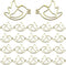Cute Gold Bird Shape Paper Clips, 50 Pcs Creative Decoration Animal Shaped Paperclip for Organizing