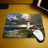 Gaming Mouse Pad, Portland Head Lighthouse Maine Sun Rays, Non-Slip Rubber for Computers, 9.5 x 7.9 Inch