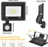 Motion Sensor Flood Light Outdoor, 20W Plug in Motion Sensor Light with 4.9ft Cord, IP66 Waterproof Floodlights with Photocell 6000K Super Bright Security Light for Garden Patio by RERBIO