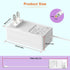 Power Supply Adapter DC24 2A 48W AC to DC Converter Transformer 100-240V AC Input,forfor COB LED Strip, CCTV Camera,White,2.1mm X 5.5mm US Plug