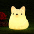 LOVERUIS Night Light for Children, Fox Night Lights 7 Colours Night Light