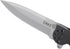 M16-01S M16-01S CRKT Folding Knife with Frame Lock: Stainless Steel Plain Edge Blade, Stainless Steel Handle