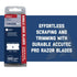 100-Pack .009" APBL-7065 AccuTec Pro Single Edge Aluminum Backed Razor Utility Blades with Display - - Made of High