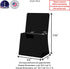 6 Pack 4.25" Countertop Marketing Holders Brochure Holder for Trifolds Black Acrylic Literature Organizer Freestanding