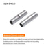 MECCANIXITY 400Pcs Non Insulated Butt Connectors BN-2.0 for 16-14AWG Electrical Wire Crimp Ferrule Terminals