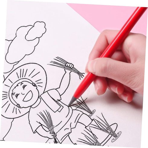 NUOBESTY 3pcs Eternal Erasable Pencil, Forever Art Pencils, No Sharpening Required, Black Ink Engraved