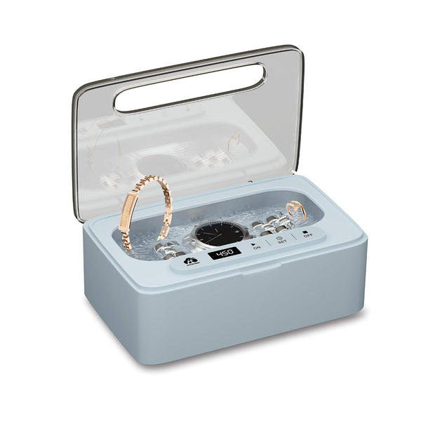 ZHHAYWAY Ultrasonic Jewelry Cleaner, 47kHz Ultrasonic Retainer Cleaner for Jewelry, Eyeglass, Braces, Rings,Watch
