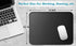 Black Mouse Pad for Desk, Basic Mouse Pads Bundle for Compuer and Laptop, Big Mouse Mat with Non-Slip Rubber Base & Stitched Edges, Premium-Textured & Waterproof Computer Mousepad (1PC, M) by TONOS