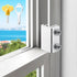 HYIEOU Sliding Window Locks (2 Sets), Secure Window Lock with Key, Window Locks