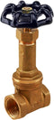 Everflow Supplies 44122-NL 1/2" Long Bonnet Gate Valve with Female Threaded IPS Connections