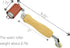 ZY472 Double-end Silicone Seam/Brass Detail Roller for Crafting and DIY Projects
