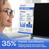 Crpich Acrylic Monitor Copyholder with Adhesive Magnetic Plate, Removable Memo Holder for Notes, Photos & Documents