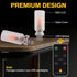 TWOHORSER Bulb,Flame Vehicle,Bedroom,Hallway,Camping,2-pack Portable USB Night Light Effect Lamp with Remote Control