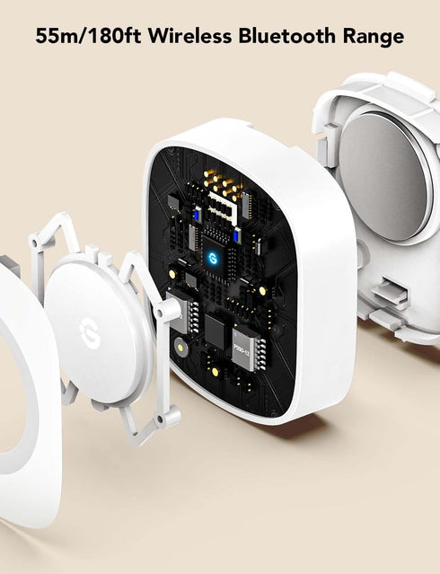 2Pack GoveeLife Wireless Mini Smart Button Sensor, Group Control Multiple Devices, Versatile Control Button, Battery