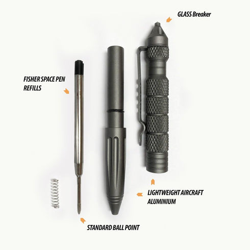 Defender Utility Tactical Pen, Ultra Durable Survivor Tool, Real Ballpoint