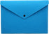 Felt File Folder, Durable Briefcase Document Bag, Paper File Folders, Portfolio Case, Blue, Handbag Button Closure