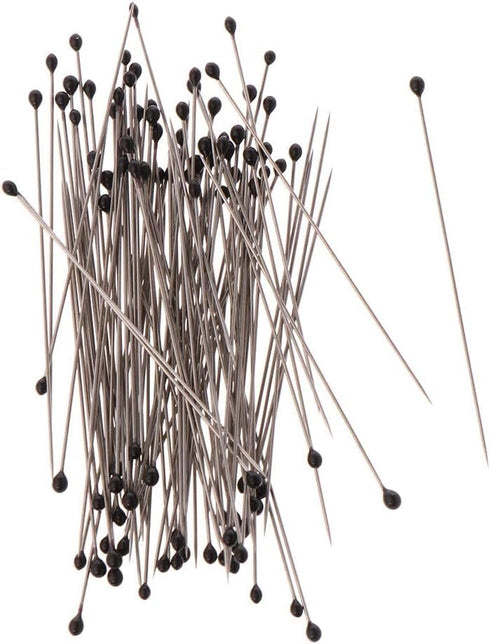100 Pcs Insect Pins Specimen Pins Stainless Steel with Plastic Box Resin for Head for Entomology Dissection for Butte
