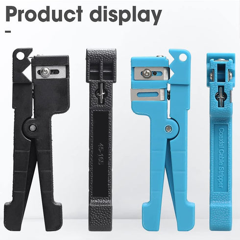 Fiber Optic Cutter Tool 45-163 and 45-165 Coax Cable Stripper Fiber Optical Buffer Tube Jacket Stripper coaxial cable crimper universal wire stripper