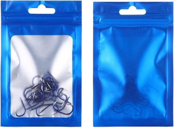 IRTGFHJE Flat Lock Bags Matte Aluminum Foil Frosted Window Zip Lock Bag DIY