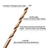 5/32" M35 Cobalt HSS Jobber Length Twist Drill Bit, Heavy Duty, Pack of 10