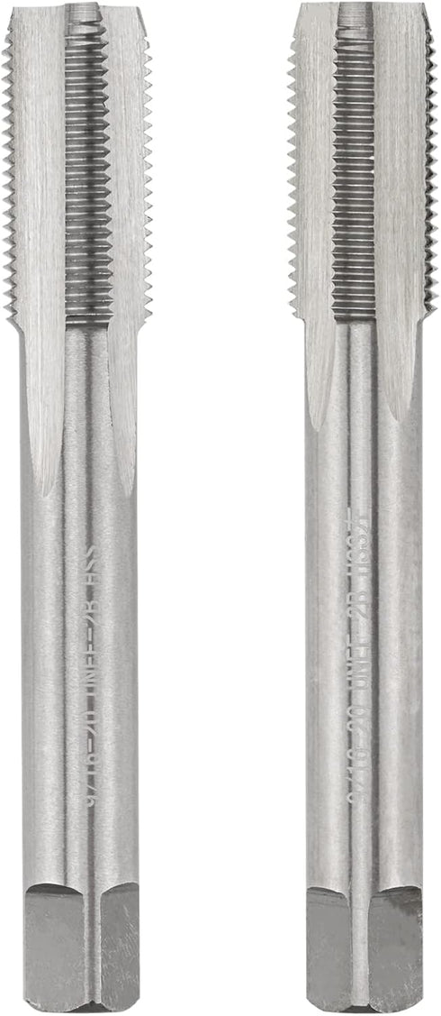 Right and Left Hand 9/16"-20 UN HSS Tap, 9/16 x 20 UN Thread Tap for Bike Crank Repair