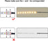 LightingWill 10pcs/Pack Strip to DC Female Plug Solderless Snap Down 2Pin Conductor LED Strip Connector