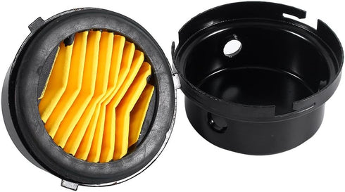 3/8" Central Pneumatic Compressor Parts Air Compressor Silencer Black Iron Intake Filter
