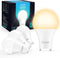 GU24 Dusk to Dawn Outdoor Light Bulbs, A19 LED, 10Watt (90Watt Equivalent), 2700K, 4 Pack