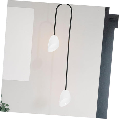 5.35X3.54X1.96 Inch Set 5 GANAZONO Horseshoe Lampshade Plastic Lamp Shade of for Table Lamps Easy Install Light Cover