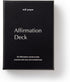 Mal Paper Affirmation Card Deck - 52 Pack for Mindfulness Challenge, Meditation Tools, Inspirational Cards, Gratitude
