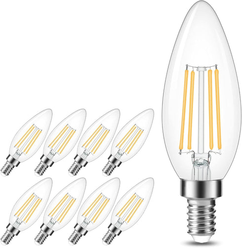 Bulb Dimmable 2700K E12 Bulb 60W B11 Bulb Bulbs, 600LM, 120V, 8 Pack Cotanic LED Candelabra Soft Warm White, Small Base