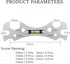 Jiawu Faucet Wrench, Multifunctional Spanner Wrench for Faucets Hose Connections, Tap Nut Wrench with Spirit Level, Pipe Socket Wrench, Faucet Plumbing Install Tool, 8-29 mm by Jiawu
