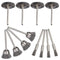 60 Pieces Wire Cup Brush Set, Vankcp Power Rotary Tool Buffing Wheels Small Wire Brushes for Drill