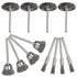 60 Pieces Wire Cup Brush Set, Vankcp Power Rotary Tool Buffing Wheels Small Wire Brushes for Drill
