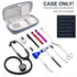 PROHAPI 3M Hard Stethoscope Case, Large Stethoscope Carrying Case with ID Slot, Compatible with Littmann/ADC/Omron/MDF